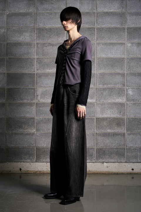 LACE HOOK LAYERED TOP
