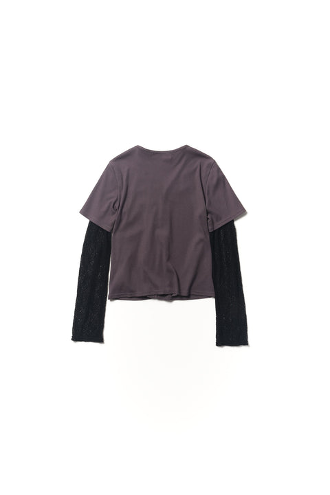 LACE HOOK LAYERED TOP