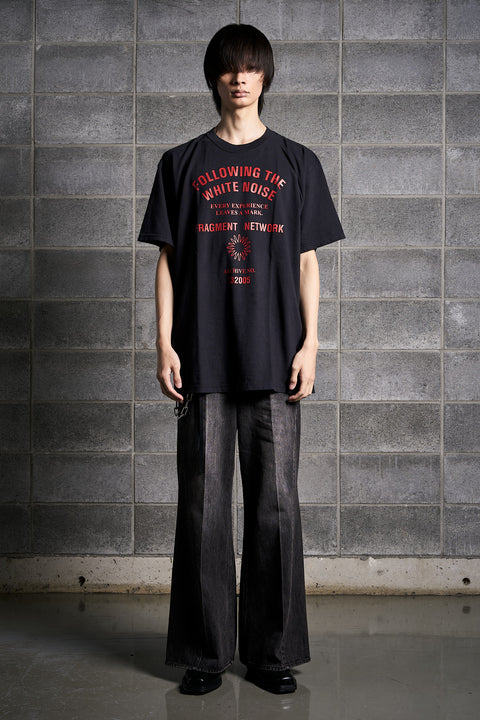 GRAPHIC T-SHIRT"FOLLOWING THE WHITE NOISE"