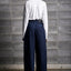 DENIM TACK PANTS