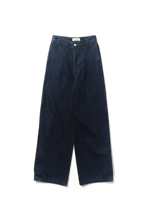DENIM TACK PANTS