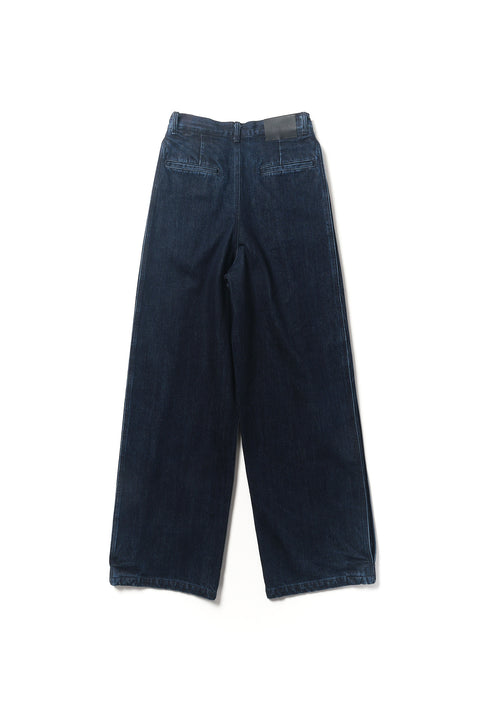 DENIM TACK PANTS