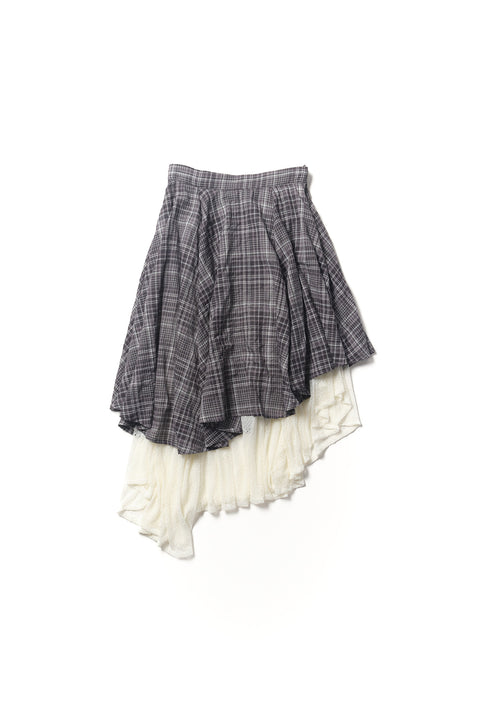 DRAPE LAYERED SKIRT