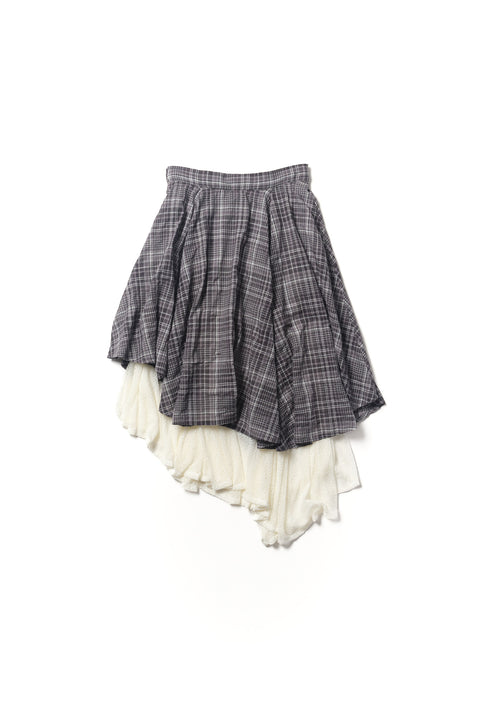 DRAPE LAYERED SKIRT