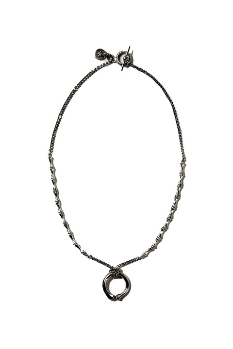 WIZZARD x GARA BONE RING NECKLACE