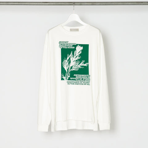 GRAPHIC LONG SLEEVE T-SHIRT "PLANT"