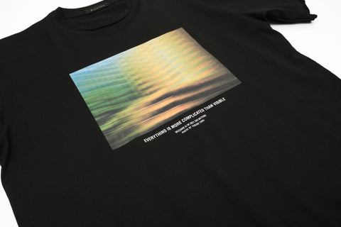 WIZZARD x Yosuke Torii  GRAPHIC T-SHIRT “EVERYTHING IS MORE COMPLICATED THAN VISIBLE”