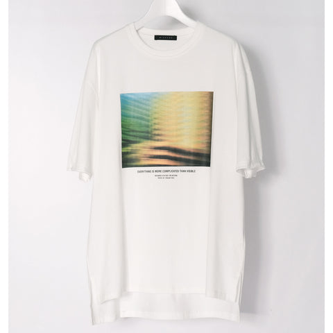 WIZZARD x Yosuke Torii  GRAPHIC T-SHIRT “EVERYTHING IS MORE COMPLICATED THAN VISIBLE”